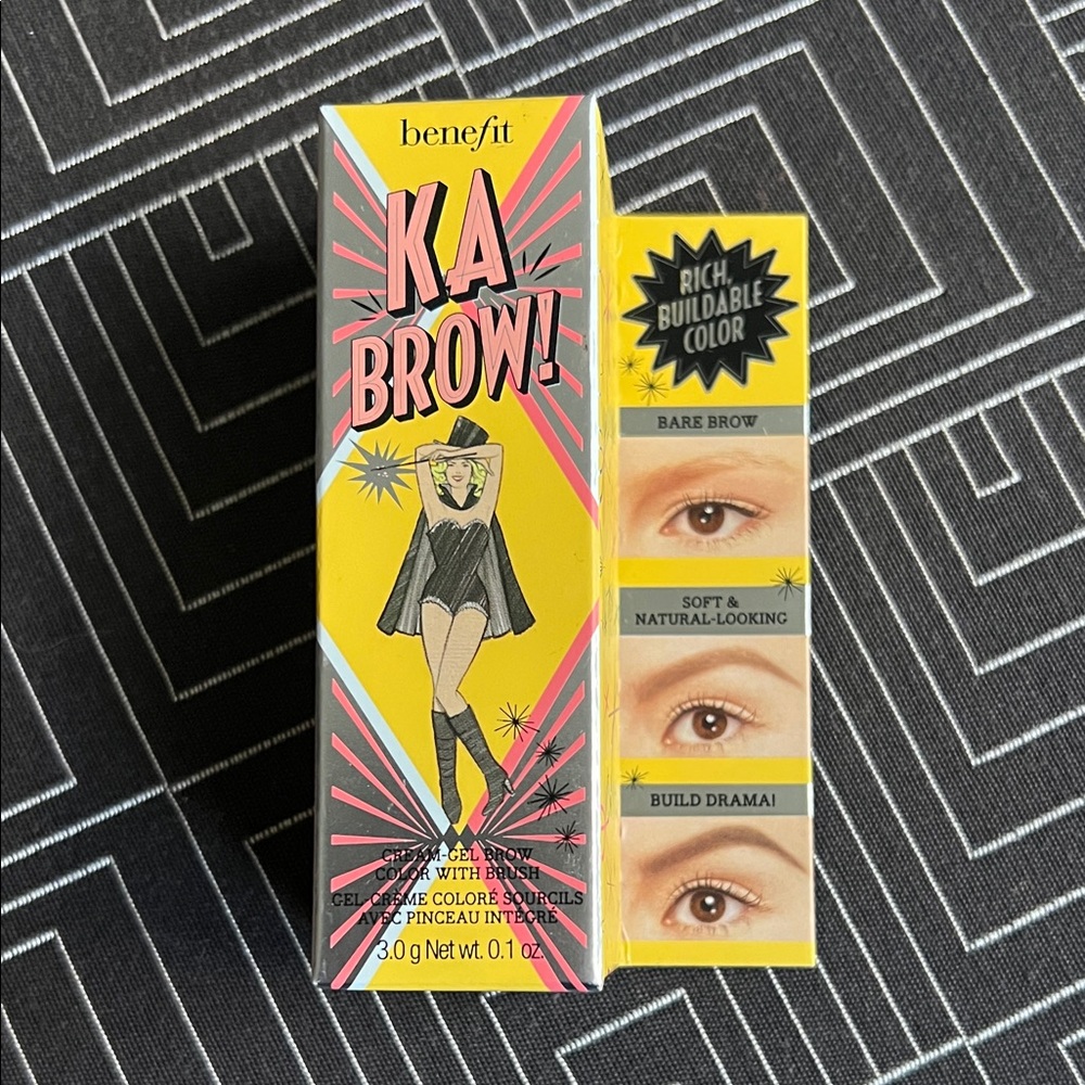 Benefit Cosmetics KA-BROW Cream-Gel Brow Color with Brush Shade 3 *NIB*